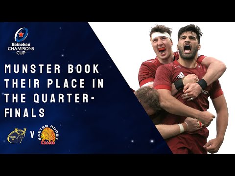 Highlights - Munster Rugby v Exeter Chiefs - Round of 16 │Heineken Champions Cup Rugby 2021/22