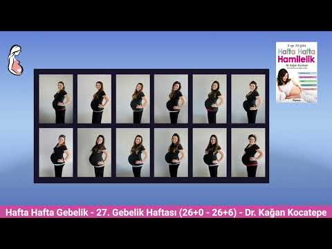 Gebelikte 27. hafta (26+0-26+6) belirtileri. Anne adayı ve bebekte değişiklikler, 3. trimester.
