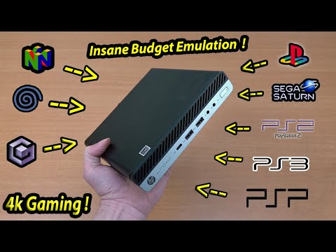 The Best 4k $89 Budget INSANE Emulation Solution! / HP EliteDesk AMD Ryzen