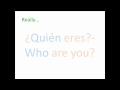 Free Spanish Lesson - 3
