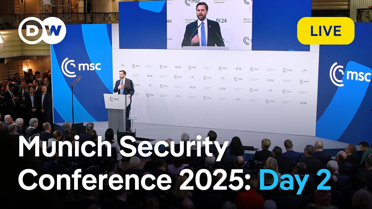 Live: Ukraine's President Zelenskyy speaks at Munich Security Conference 2025