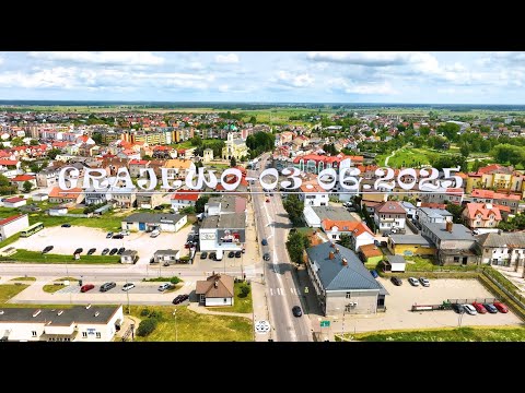 Grajewo z lotu ptaka [4K] - 03.06.2024