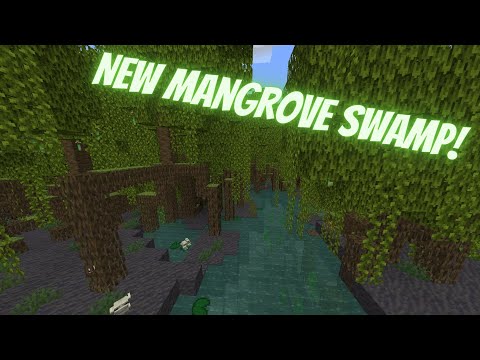 A NEW LOOK AT THE 1.19 MANGROVE SWAMP BIOME!! OFFICIAL SHOWCASE MINECRAFT WILD UPDATE