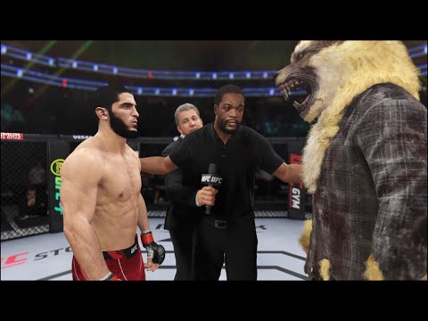 Islam Makhachev vs. Werewolf - EA Sports UFC 4 - Eagle Fights 🦅