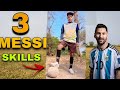 Top 3 Messi Skills To Beat defenders / For beginners⚽😱