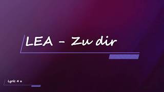 LEA - Zu dir Lyric (Letra en español)