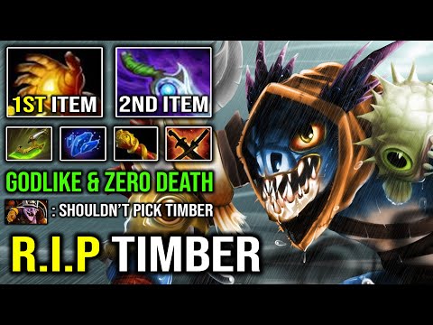 FREE MAX AGILITY 1st Item Midas Slark 100% Counter Timber Offlane with Fountain Dive 7.29c DotA 2