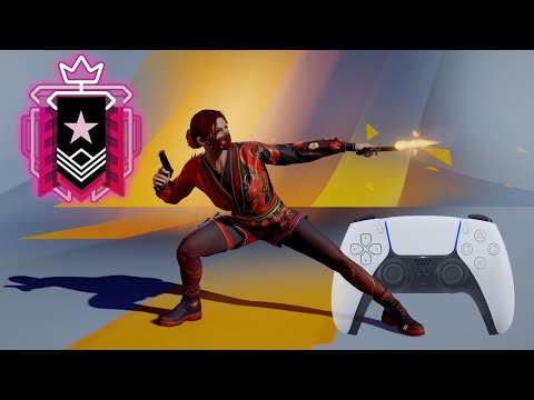 A REAL HIGH SENSITIVITY CONTROLLER CHAMPION: PS5/XBOX Ranked - Rainbow Six Siege Console Gameplay