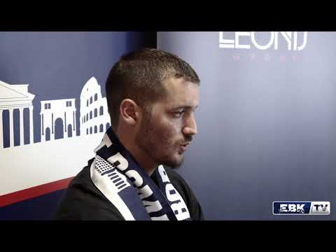 Le prime parole di Federico Loschi da giocatore della Leonis!