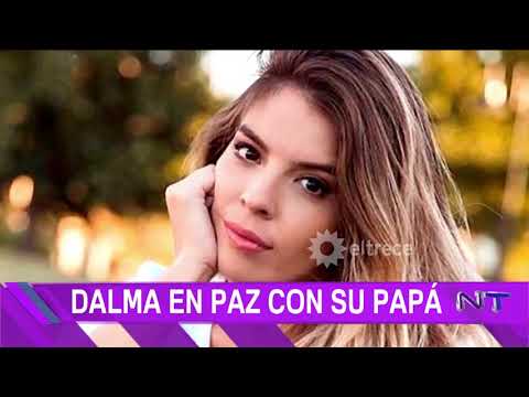 Dalma reveló que está en paz con su papá, Diego Maradona