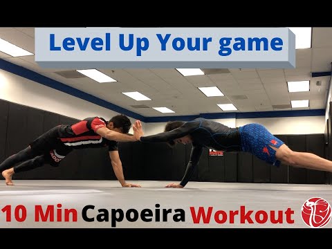 10 Min full Body Capoeira Workout for BJJ with Cobrinha and Kennedy | Cobrinha BJJ