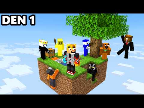 Uvěznil jsem 8 YouTuberů na Skyblocku