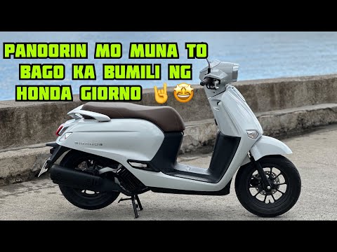 Mga gusto at ayaw ko sa bagong HONDA GIORNO + | Honest Review 🤘🤩
