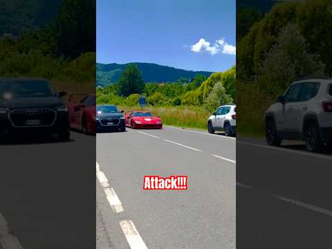 Ferrari F40 attack!! #1000miglia #ferraritribute #ferrarif40