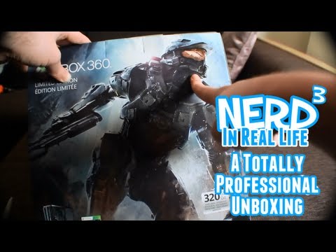 A Totally Professional Nerd³ Unboxing - Xbox 360 Halo 4 Edition Console
