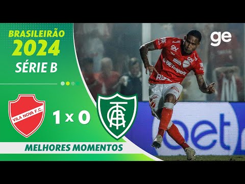 Gols e lances de Vila Nova-GO x América-MG