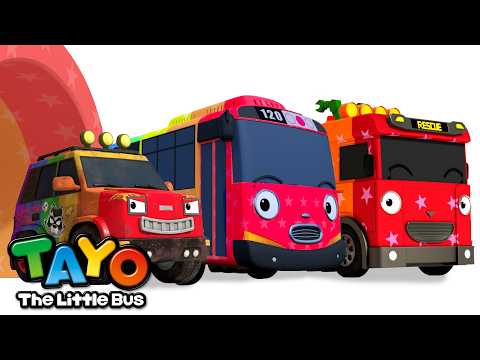 Best Tayo Color Songs | The Magic Rainbow Tunnels | Learn Colors for Kids | Tayo the Little Bus