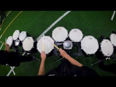 Hebron HS Drumline 2022 Quad Cam - OUT OF TIME
