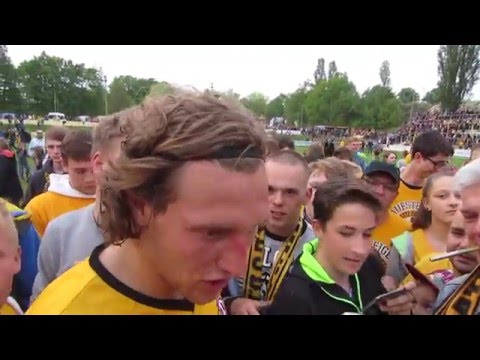 Fußball : NFV GELB-WEIß GÖRLITZ - SG DYNAMO DRESDEN in GÖRLITZ 19052016
