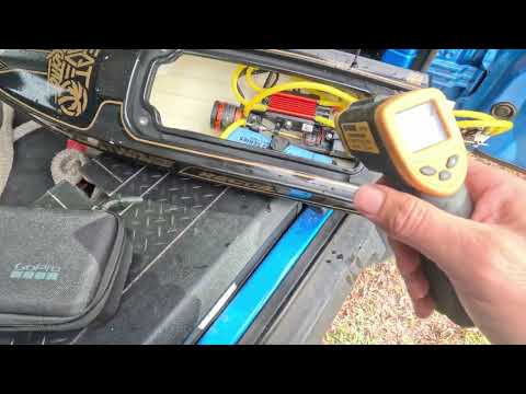 Proboat Recoil with Sonicwake trim tabs and 3 blade props