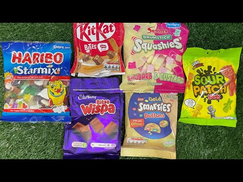 Smarties buttons ,asmr unboxing, satisfying video asmr, कैंडीखोलना