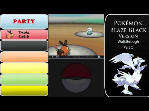 Pokemon Blaze Black Walkthrough Part 1
