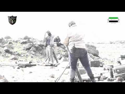 استهداف معاقل قوات النظام في كتيبة الستين في السحيلية بقذائف الهاون من قبل لواء الشهيد غسان طويرش في ريف درعا