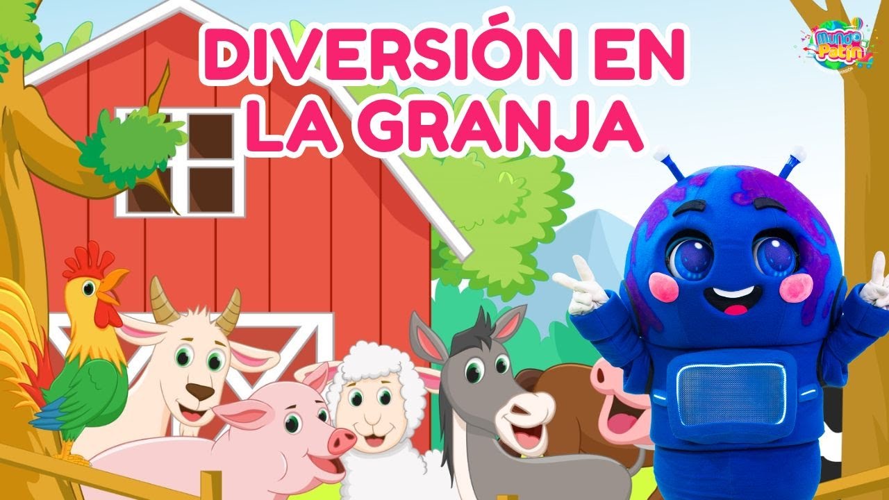 🐷🎶 “Diversión en la Granja 🚜 | Canción Infantil de Animales – Mundo Patín TV”