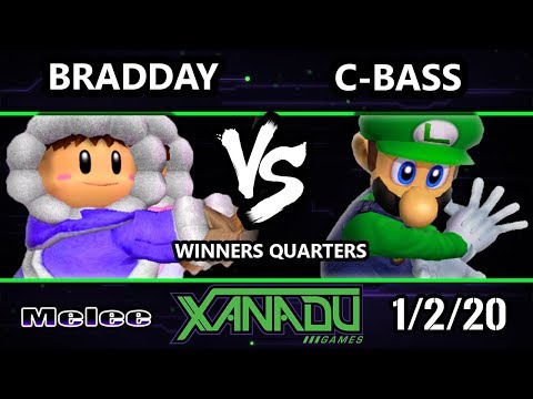 S@X 335 SSBM - bradday (Ice Climbers) Vs. C-bass (Luigi) Smash Melee Winners Quarters