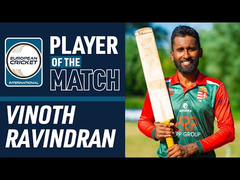 POTM Match 4 : V.Ravindran - HUN vs CZE | ECI Hungary, 2024 | 27 Jul 2024 | ECI24.072