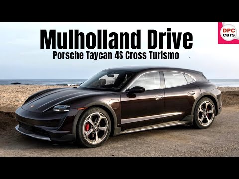 Taycan 4S Cross Turismoでマルホランドをドライブする試乗動画