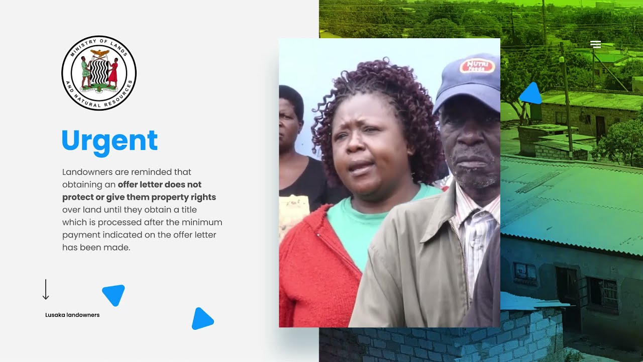 Importance of Making Certificate of Title Payments MLG Zambia