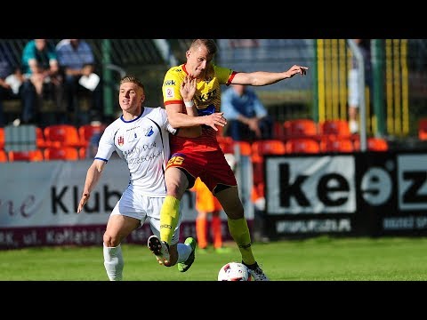MKS Kluczbork - Legionovia Legionowo 2:0, skrót meczu, 28 kwietnia 2018