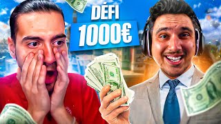 1000 € ? Le DÉFI de CHOWH1 !