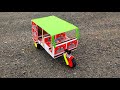 How To Make Matchbox Auto Rickshaw At Home DIY Matchbox Auto