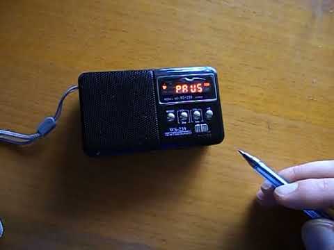 Портативная колонка mp 3 ws 239