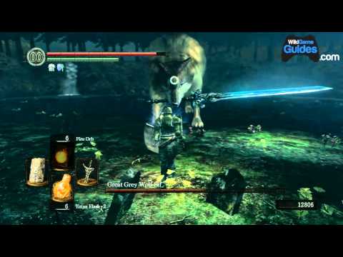 Dark Souls Walkthrough - Dark Souls Guide - Great Grey Wolf Sif Boss Fight and the Hornet Ring (Part 048)