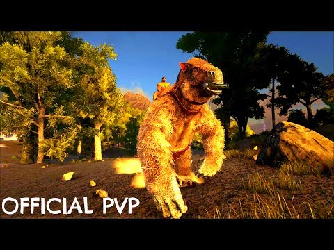 YUTYRANNUS & MEGATHERIUM Taming/Testing - Official PVP (E133) - ARK Survival