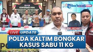 Polda Kaltim Gagalkan Peredaran 11 Kilogram Sabu di Sangatta Kaltim, Dua Tersangka Ditangkap