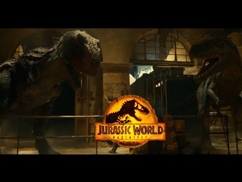 Jurassic World Dominion (2022) 4k Demon Allosaurus and Demon Carnotaurus Scene