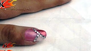 preview picture of video 'DIY Easy Nail art - JK Arts 039'