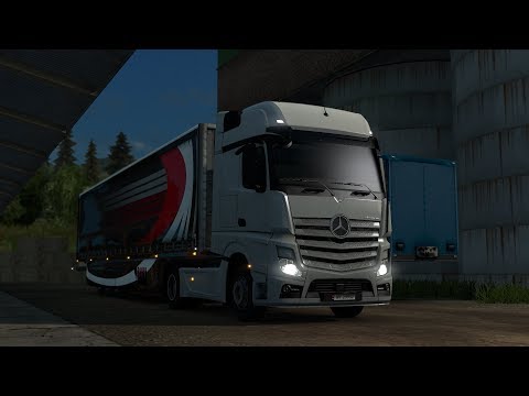 ETS 2 - Mercedes Actros MP4 - Trip: Oppdal - Lillehammer