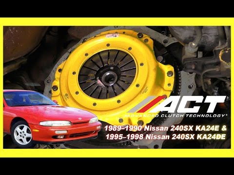ACT Clutch Install: 1989–1990 Nissan 240SX KA24E & 1995–1998 Nissan 240SX KA24DE