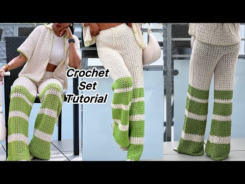 Crochet Easy V - Stitch Pants All Sizes