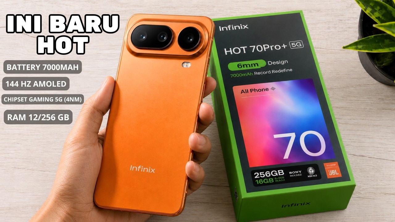 INFINIX MULAI GAK WARAS‼️INFINIX HOT 70 PRO+ 5G BAWA UPGRADE YANG GAK MAIN2