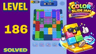 Color Slide Jam – Level 186 | Walkthrough