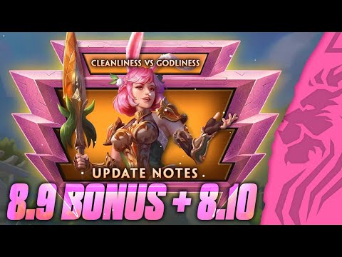 SMITE 8.9 BONUS AND 8.10 UPDATE REVIEW