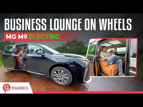 MG M9 Electric Review of passenger comfort || 2nd & 3rd row seats explained with space & features
