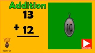 Download the video "addition 2 digits #math #addition #flashcards #twodigits"