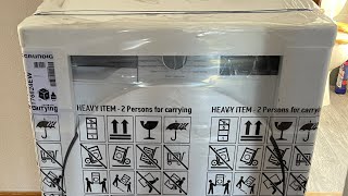 Grundig GT76824EW GR 7700 ExpressDry tumble dryer unboxing and installation (old video)